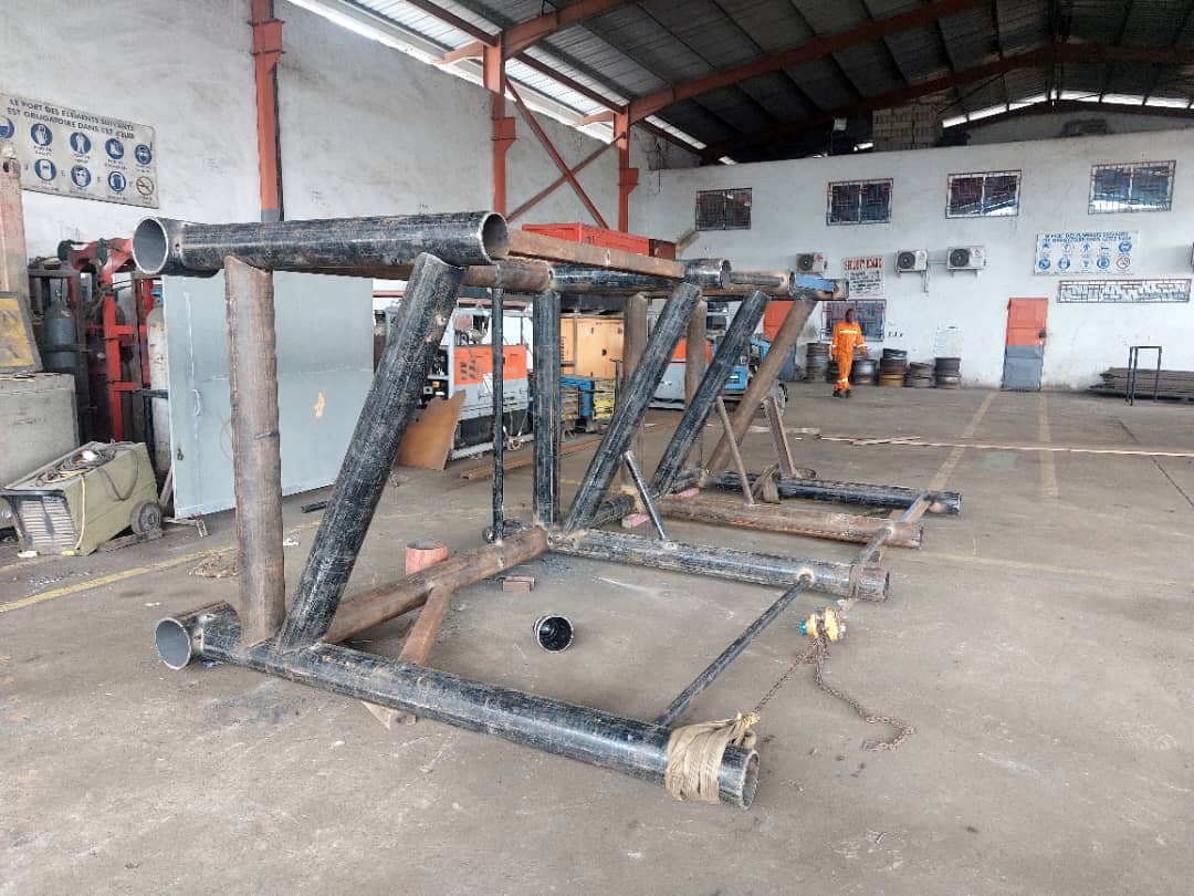 Préfabrication board landing perenco