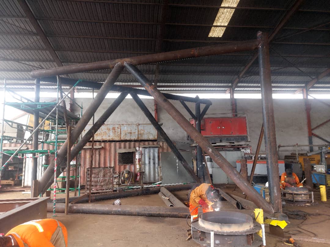 Préfabrication board landing perenco