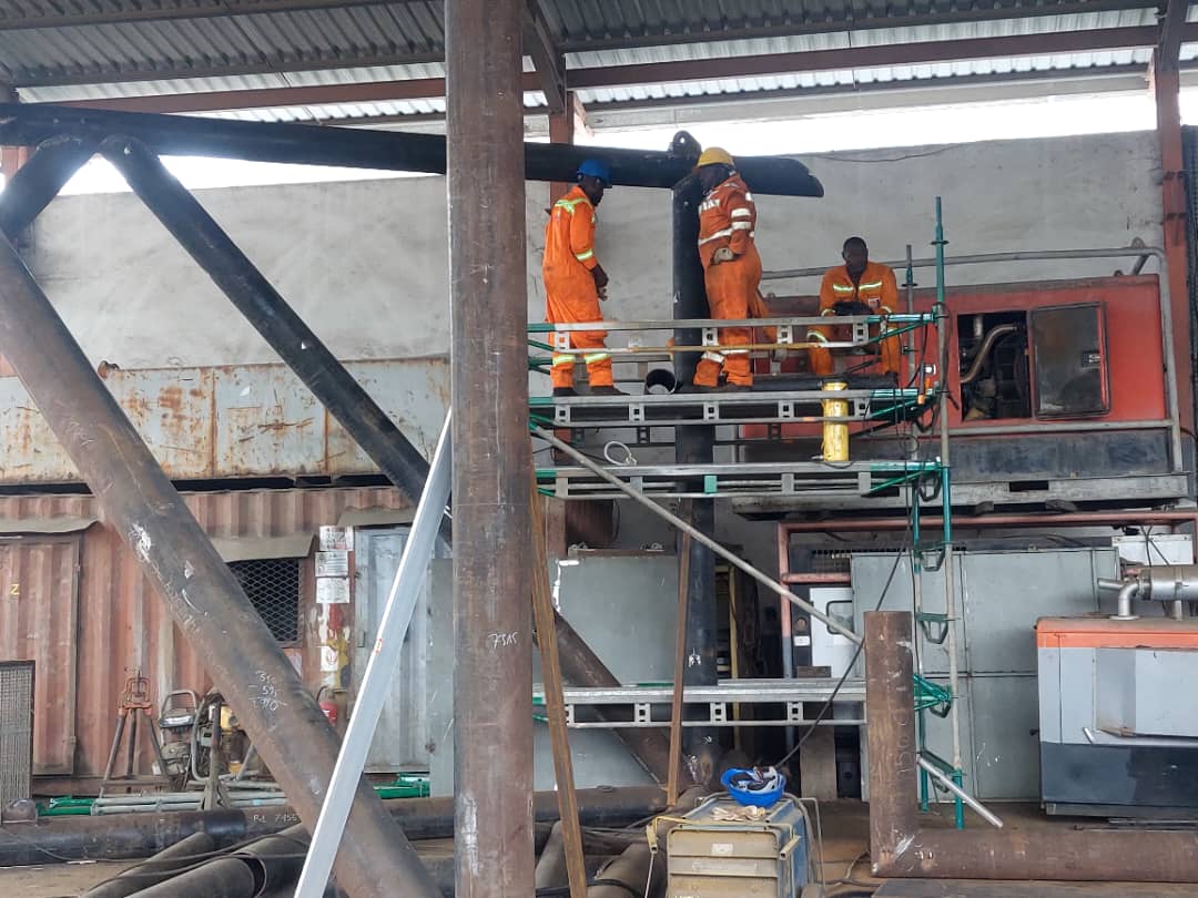 Préfabrication board landing perenco